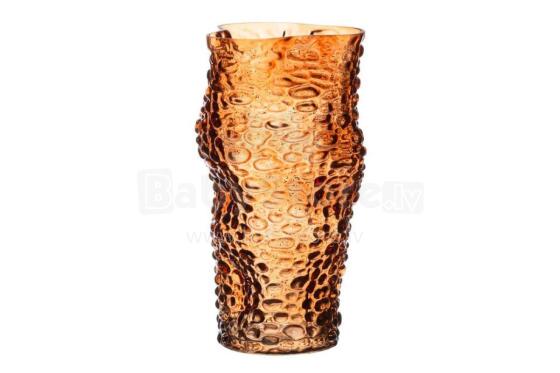 4Living Vase Ripple amber brown 26,5 cm