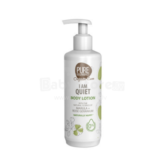 Pure Beginnings Body Lotion  I am Quiet Art.251273 Увлажняющий и защитный лосьон для тела с маслом марулы и розовой герани, 375 мл