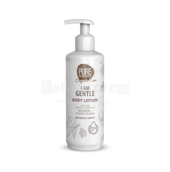 Pure Beginnings Body Lotion  I am Gentle Art.251276  Успокаивающий и увлажняющий лосьон для тела с экстрактом баобаба, иланг-илангом и кокосовым маслом , 375 мл