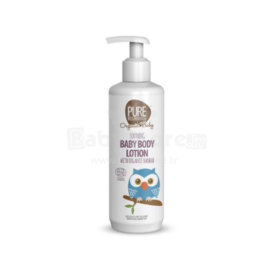 Pure Beginnings Kids Baby Lotion Art.251281 Успокаивающий, увлажняющий и питательный лосьон для тела с ароматом розмарина и лаванды, 250 мл