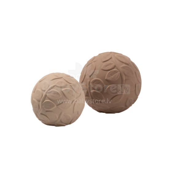 Natruba Rubber Sensory Balls Art.251355 Zobu graužāmais bumbas no 100% naturāla (dabas) kaučuka