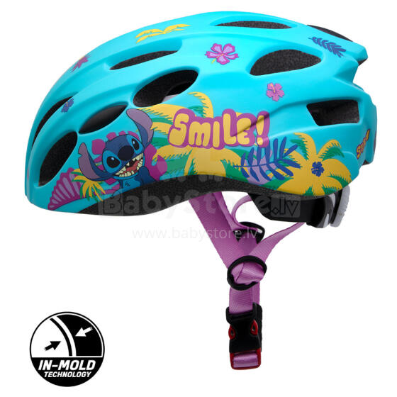 Disney Bike Helmet Stitch Art.59292  Сертифицированный, регулируемый шлем/каска для детей