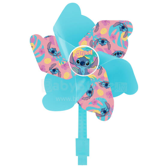 Disney Stitch Pinwheel Art.59294 Bērnu dekoratīvas dzirnaviņa velosipēdam