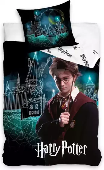 Carbotex Bedding Harry Potter Art.HP214028-13 Kokvilnas gūltas veļas komplekts 140x200/60x70cm