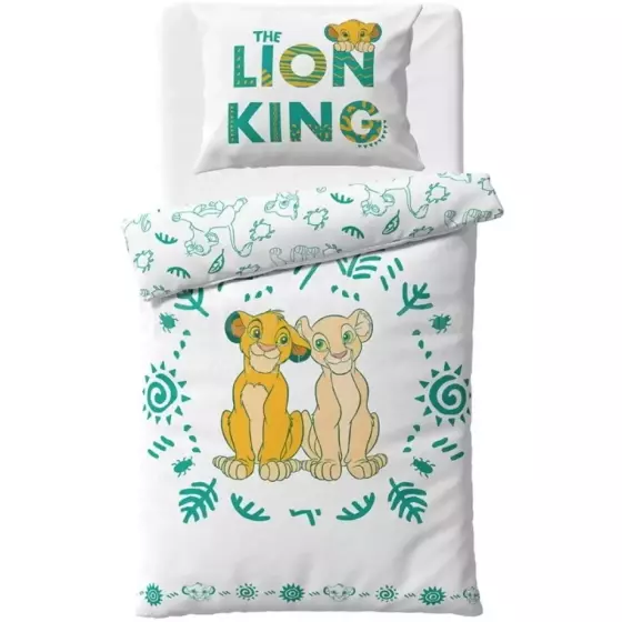 Carbotex Bedding Lion King Art.LK2454123-13 Хлопковое постельное белье  140x200/60x70см