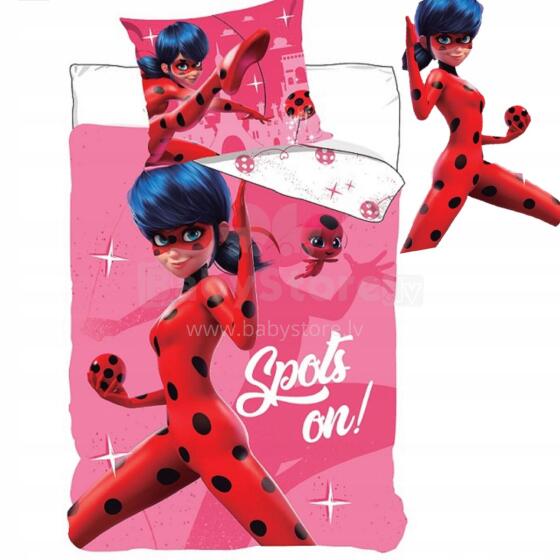Carbotex Bedding Lady Bug Art.MIR201604-13 Хлопковое постельное белье  140x200/60x70см