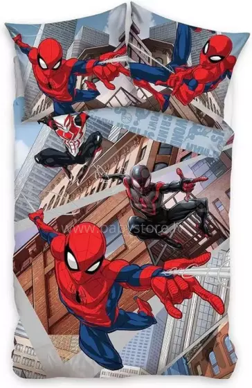 Carbotex Bedding Spiderman Art.SM243214-13 Хлопковое постельное белье  140x200/60x70см