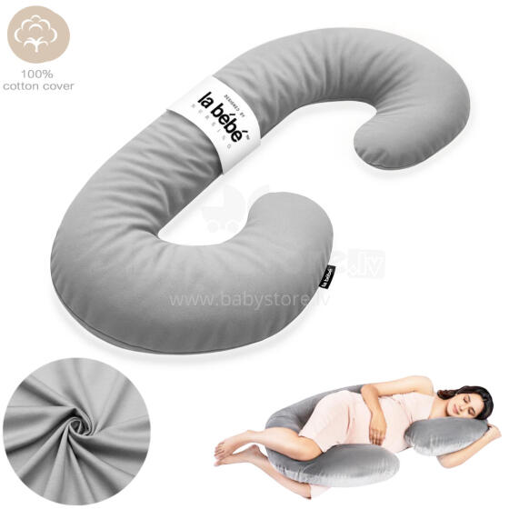 La Bebe™ Maternity Pillow Sì - Duo Art.227030 100% cotton. Multifunctional maternity pillow with memory foam filling