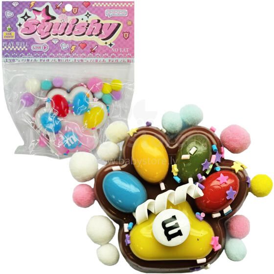 GNIOTEK SQUISHY ŁAPKA KOLOROWA