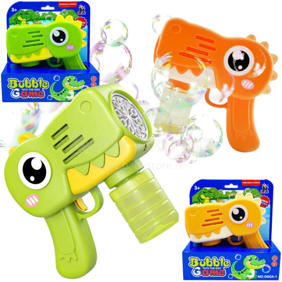 PISTOLET NA BAŃKI DINOZAUR 2 KOLORY