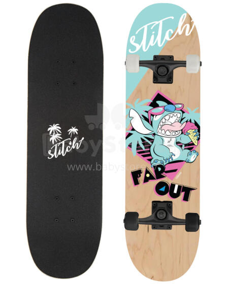 BIG WOODEN SKATEBOARD STITCH FAR OUT