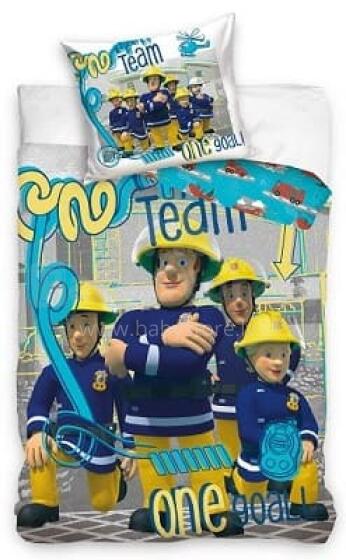Carbotex Bedding Fireman 135x200/80x80cm Art.FS225013-4 Хлопковое постельное белье