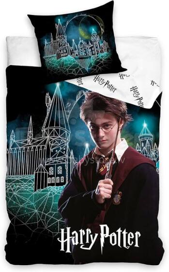 Carbotex Bedding Harry Potter 135x200/80x80cm Art.HP214028-4 Kokvilnas gūltas veļas komplekts