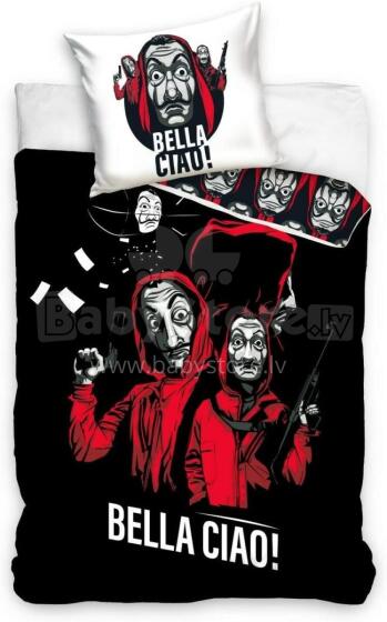 Carbotex Bedding La Casa De Papel 135x200/80x80cm Art.LCDP211001-4  Хлопковое постельное белье