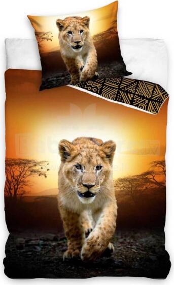 Carbotex Bedding Lion 135x200/80x80cm Art.NL211090-4  Хлопковое постельное белье