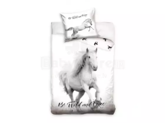 Carbotex Bedding Horse 135x200/80x80cm Art.NL224028-4 Cotton bed linen