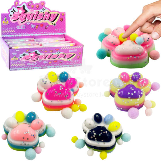 GNIOTEK SQUISHY ŁAPKA KOLOROWA