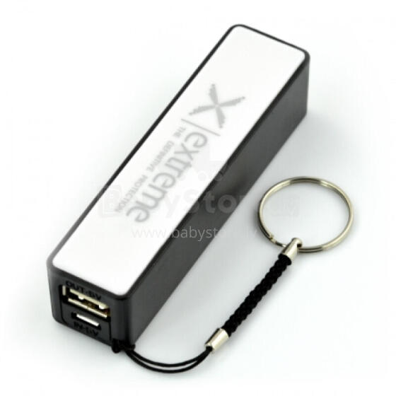 XMP101K Black Power Bank lādētājs 2000mAh