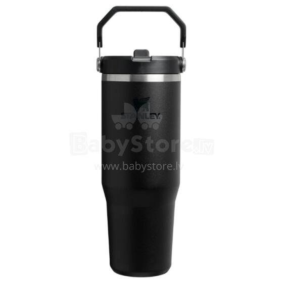 Thermo mug with straw The IceFlow Flip Straw 2.0 Tumbler 0.89L black 2.0