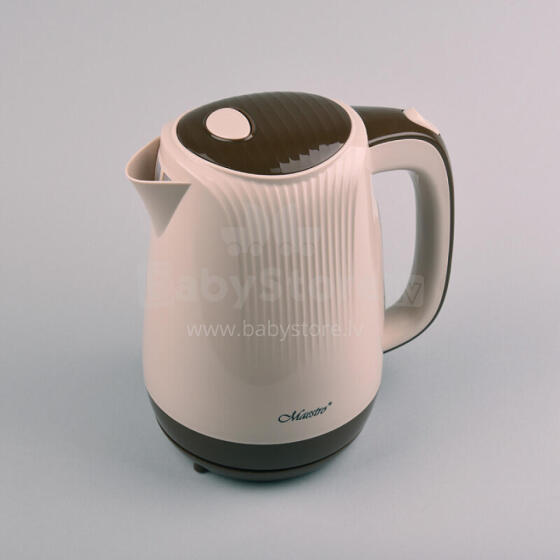 Elektriskā tējkanna Feel-Maestro MR042 bēšs 1,7 l Beige, Brown 2200 W