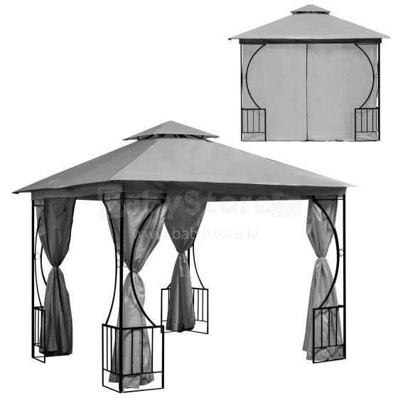 Садовый павильон-шатер 3x3 м с 4 стенками MultiGarden