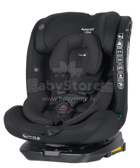 Bērnu auto sēdeklis Carrello Asteroid CRL-17001 i-Size Space Black