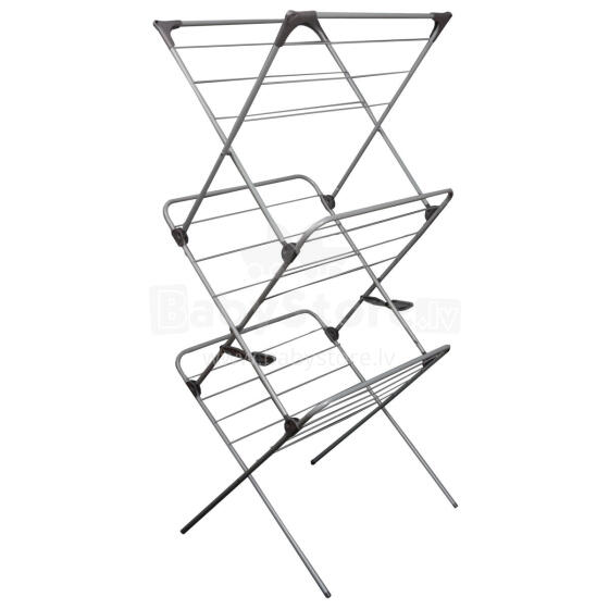 Vertical clothes dryer, 3 levels, 15 meters of drying space, ModernHome