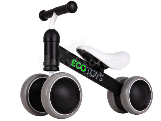 Balance bike, exercise bike, mini bike for children, black, ECOTOYS