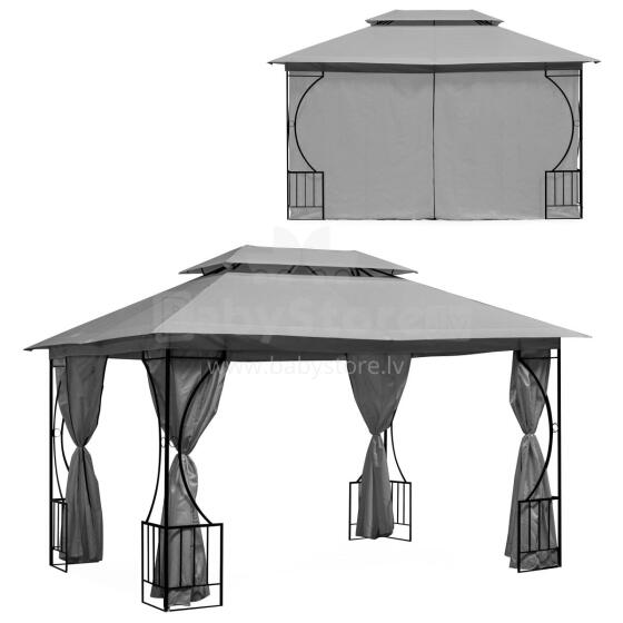 Dārza paviljons telts 3x4 m ar pilnām sānu sienām MultiGarden