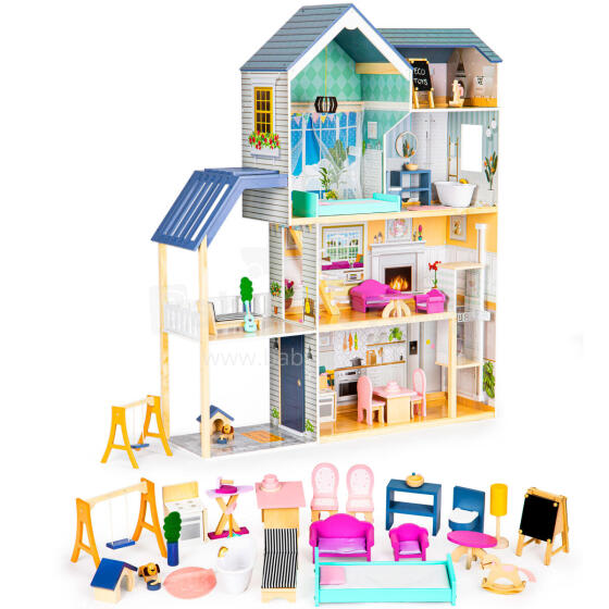 XXL кукольный домик Резиденция Мая 28 предметов ECOTOYS