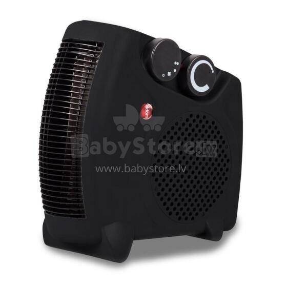 Ventilatora sildītājs augšējais radiators Farelka 2000W ELDOM HL8C melns