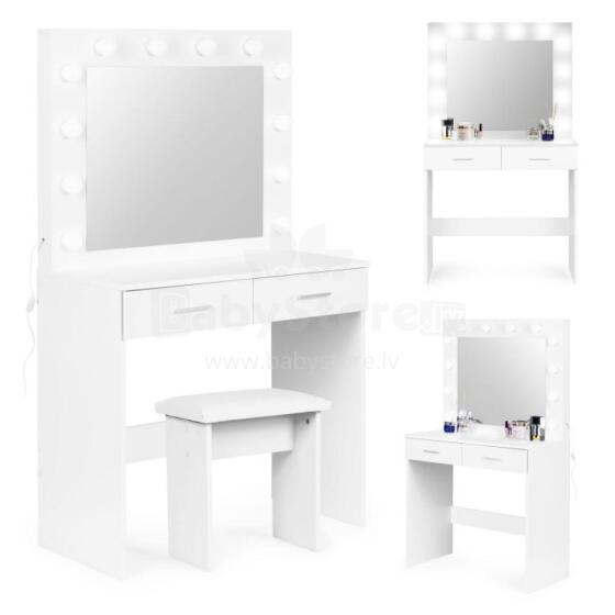 Modern Home Toilet Table Art.CHDT03 Large modern cosmetic dressing table with mirror drawer