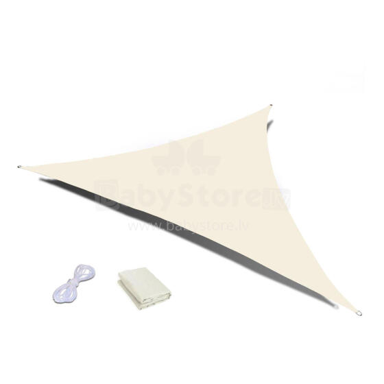Sunshade sail waterproof canopy 3x3x3m ModernHome - beige