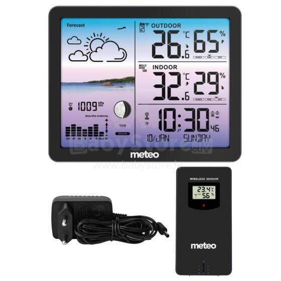 METEO SP107 laika stacija, melna