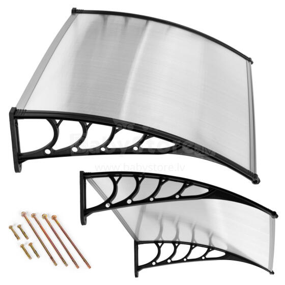 Door Canopy 150x100 cm Shelter Polycarbonate ModernHome