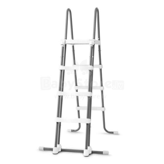 Baseina kāpnes 122 cm, pret slīdēšanas pakāpieni, INTEX 28076