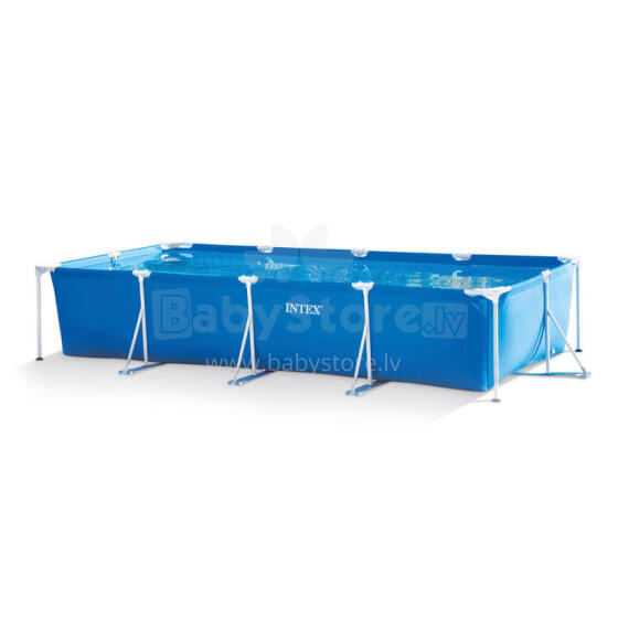 Прямоугольный каркасный бассейн для сада 450x220x84 см, 7127L, INTEX 28273