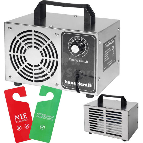 Ozona ģenerators, gaisa attīrītājs, 60g/h, taimeris, 120W