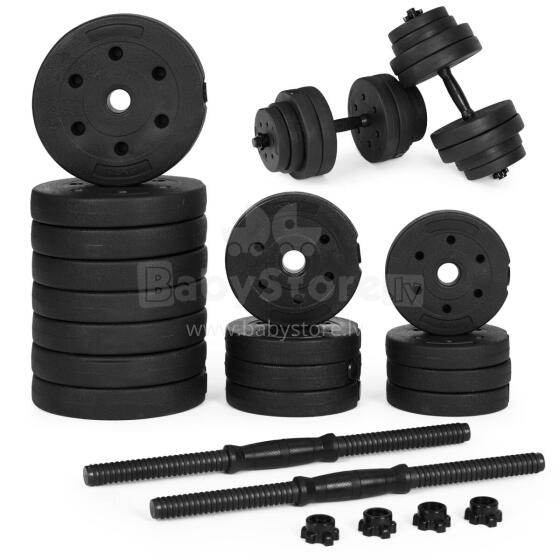 Adjustable Dumbbells 2x15 kg Workout Set 30 kg