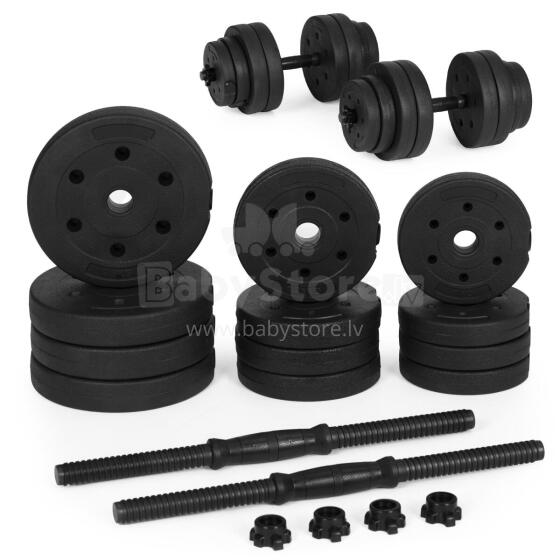 Adjustable Dumbbells 2x10 kg Workout Set 20 kg
