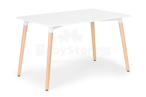 Modern Rectangular Table 120x80 cm for Dining Room, Living Room, Kitchen ModernHome