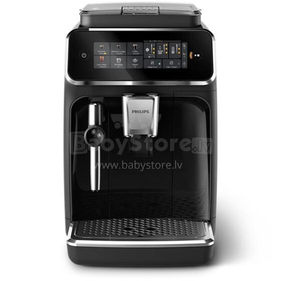 PHILIPS 3300 sērijas Espresso kafijas automāts, melns