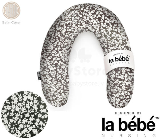 La Bebe™ Rich Satin Nursing Maternity Pillow Art.15611  30x104 cm