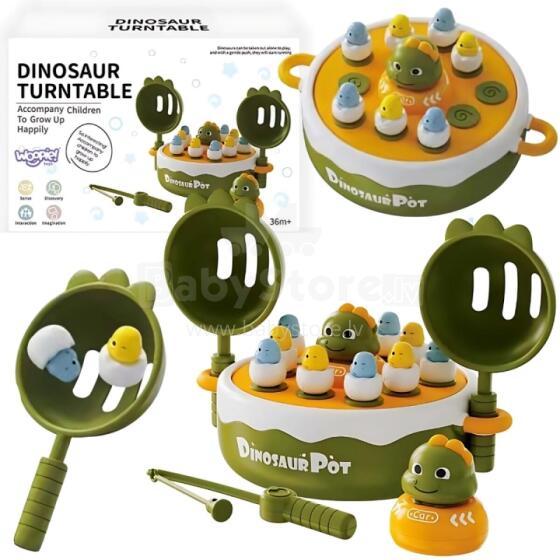 WOOPIE Игра на ловкость Динозавры Рыбалка 2в1 Катапульта