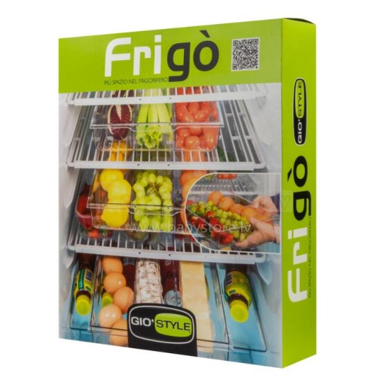 Universāls ledusskapja plaukts ar atvilktni pārtikai Frigo 38-53,3x35,5x8,7cm