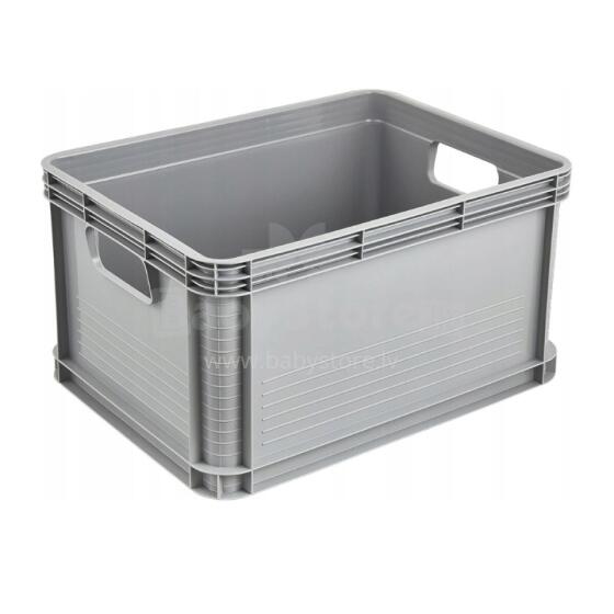 Transportēšanas kaste ar kravnesību līdz 30kg Robert 40x30x22cm 20L pelēka
