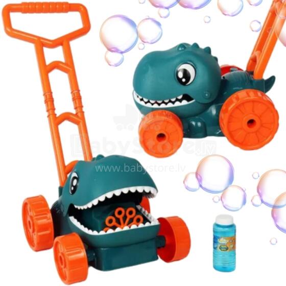 WOOPIE Dārza zāles pļāvējs Dino burbuļu veidotājs Dinosaurus + šķidrums