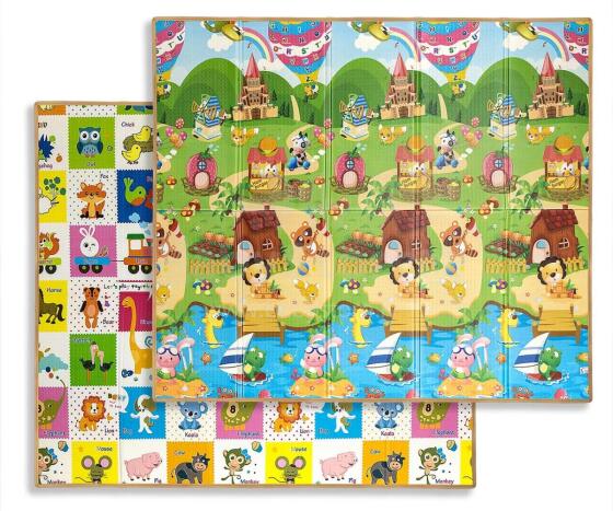 MILLY MALLY 6435 Складной Пенный Игровой Коврик Яркие Животные T1