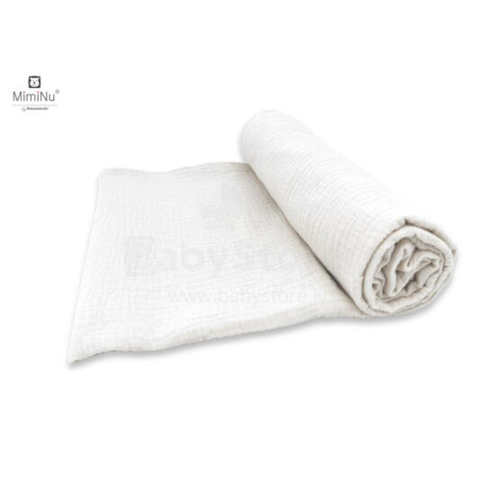 KIECZMERSKI Swaddle 120x120 MUSLIN COTTON 100% cream