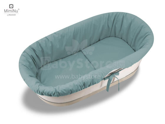KIECZMERSKI T Moses Basket/Cradle Set Blanket + Mattress + Pillow MIMINU DESIGN
